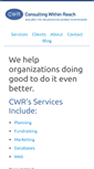Mobile Screenshot of consultingwithinreach.com